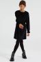 WE Fashion legging set van 4 zwart Meisjes Stretchkatoen Effen 110 116 - Thumbnail 1