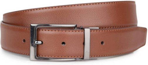 WE Fashion leren riem cognac