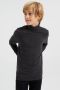 WE Fashion longsleeve antraciet Grijs Jongens Stretchkatoen Col Effen 110 116 - Thumbnail 1