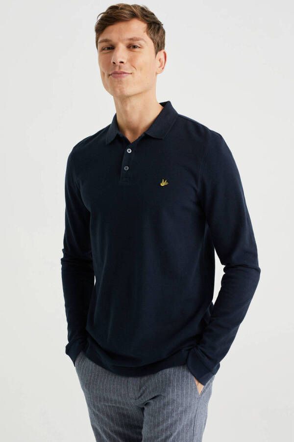 WE Fashion polo heavy blue