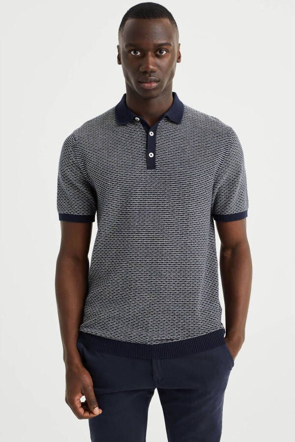 WE Fashion polo heavy blue