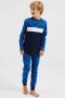 WE Fashion pyjama blauw zwart wit Jongens Stretchkatoen Ronde hals Meerkleurig 110 116 - Thumbnail 1