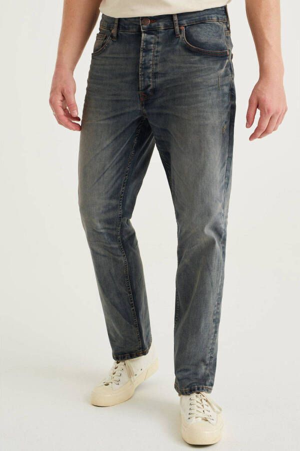 WE Fashion regular fit jeans Redford dirty denim