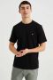 WE Fashion regular fit T-shirt black uni - Thumbnail 1