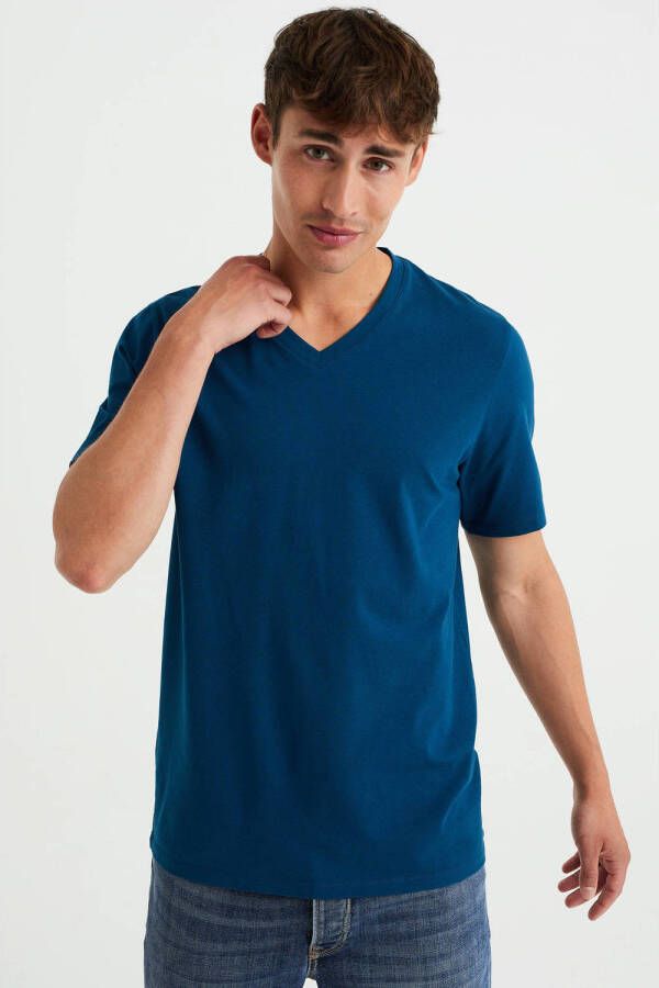 WE Fashion regular fit T-shirt majorell blue