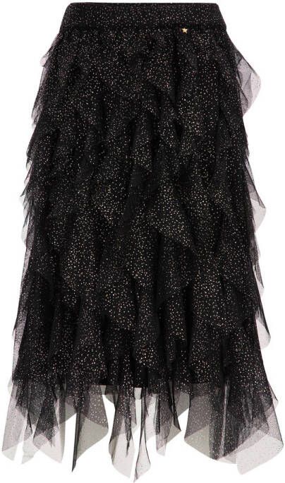 WE Fashion rok van gerecycled polyester zwart Meisjes Gerecycled polyester (duurzaam) 170 176