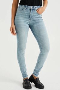 WE Fashion skinny jeans light blue denim