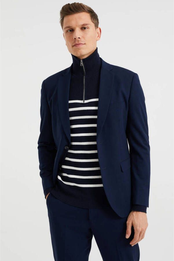 WE Fashion Tall fit colbert donkerblauw - Foto 3