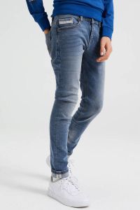 WE Fashion slim fit jeans grey blue denim
