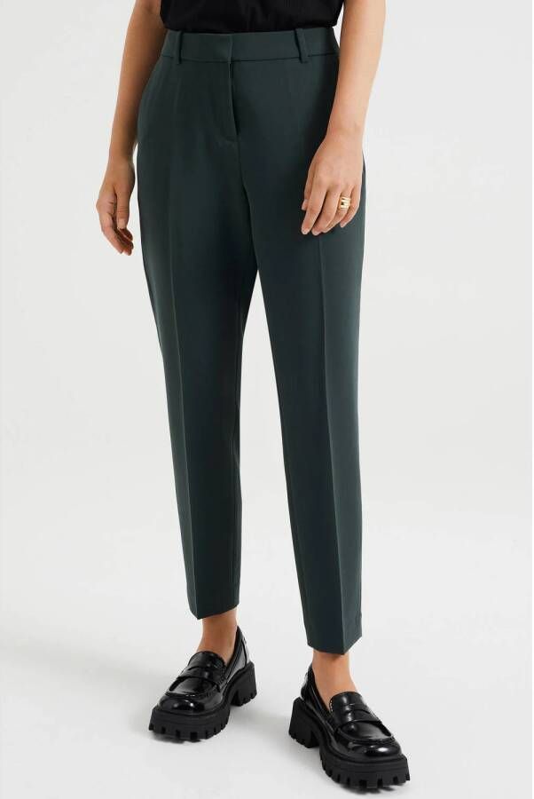 WE Fashion slim fit pantalon donkergroen - Foto 2