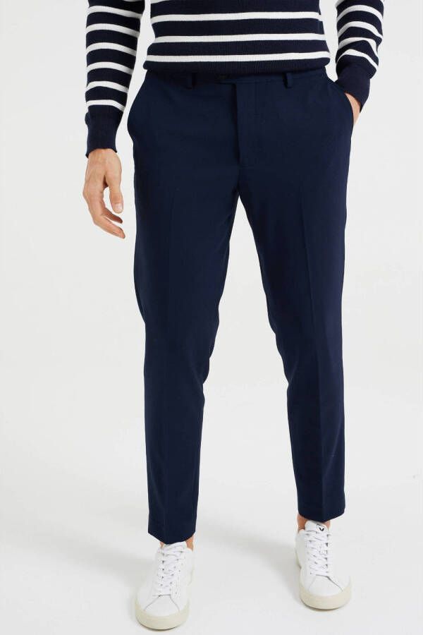 WE Fashion WE Fundamentals slim Tall fit pantalon royal navy