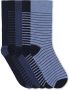 WE Fashion sokken set van 5 blauw - Thumbnail 1