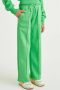 WE Fashion straight fit broek Robin groen Meisjes Sweat 122 - Thumbnail 1