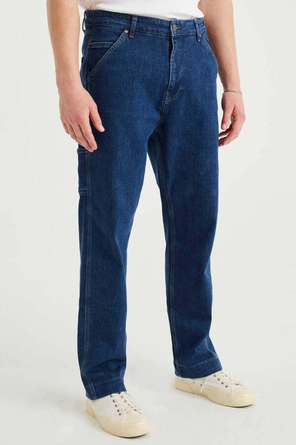 WE Fashion straight fit jeans Carter dark denim