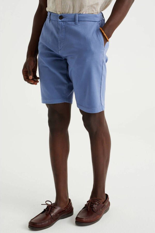 WE Fashion straight fit short grey blue