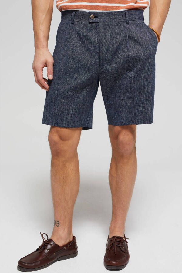 WE Fashion straight fit short heavy blue