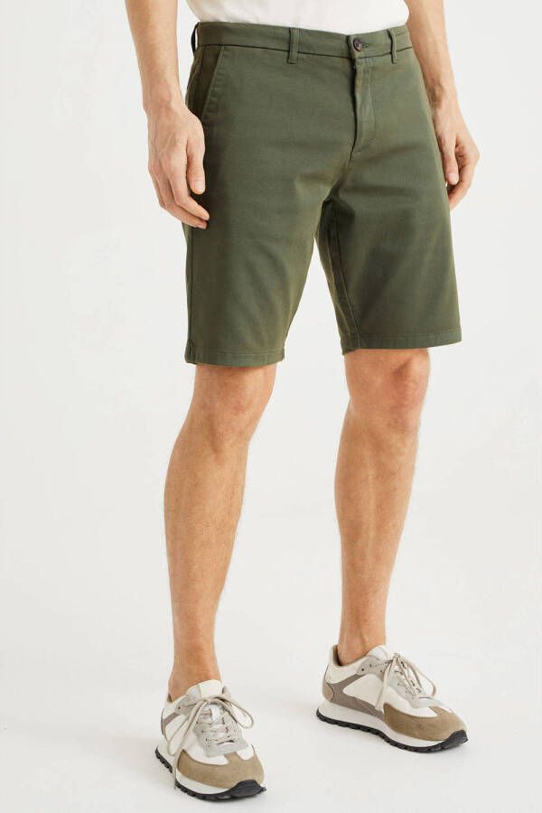 WE Fashion straight fit short thyme