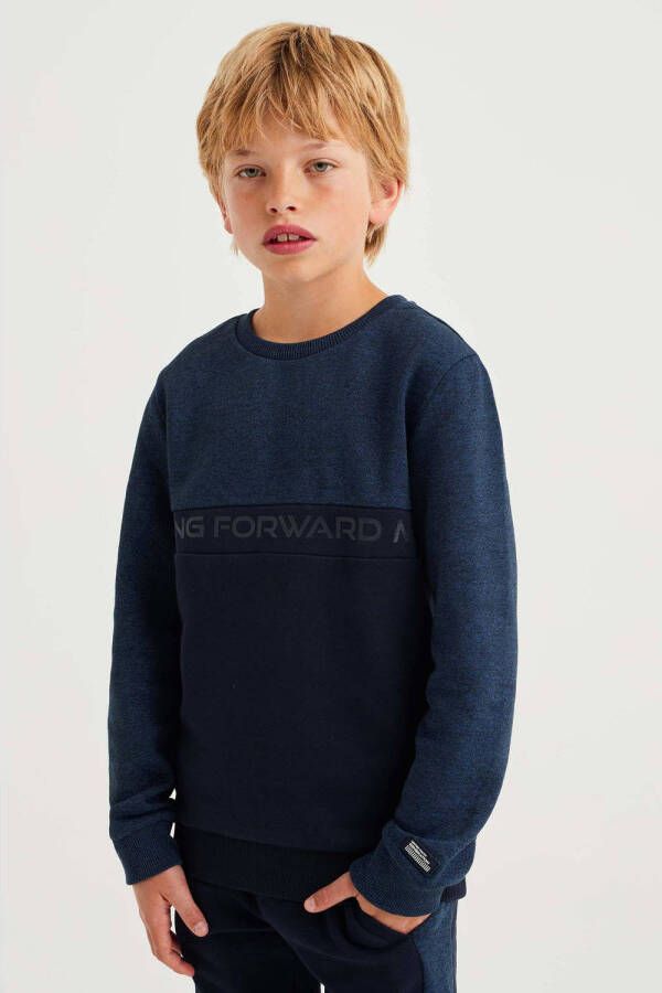 WE Fashion sweater blauw Meerkleurig 110 116 | Sweater van