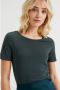 WE Fashion T-shirt donkergroen - Thumbnail 1