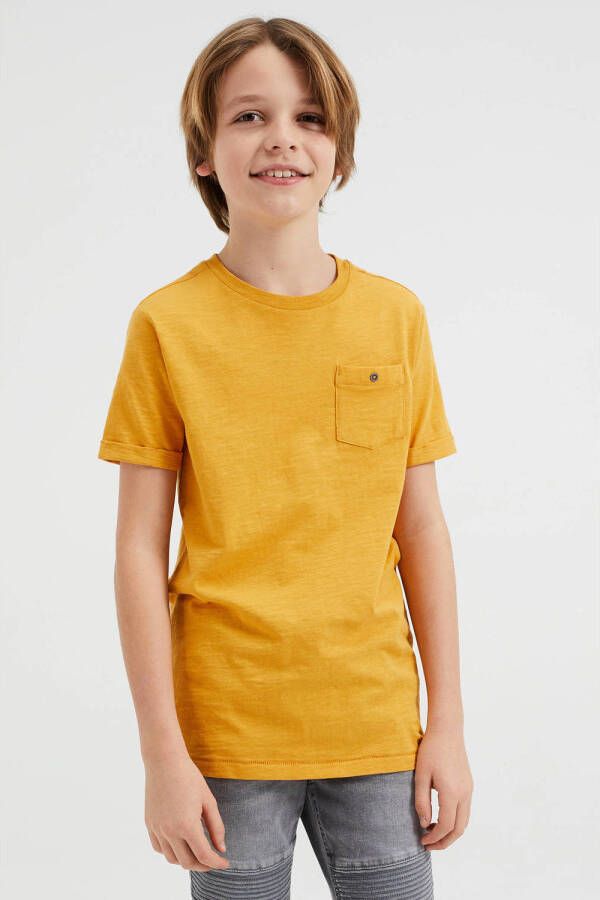 WE Fashion T-shirt geel