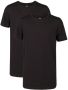 WE Fashion T-shirt set van 2 zwart Jongens Katoen Ronde hals 134 140 - Thumbnail 1