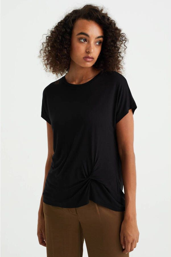 WE Fashion T-shirt zwart