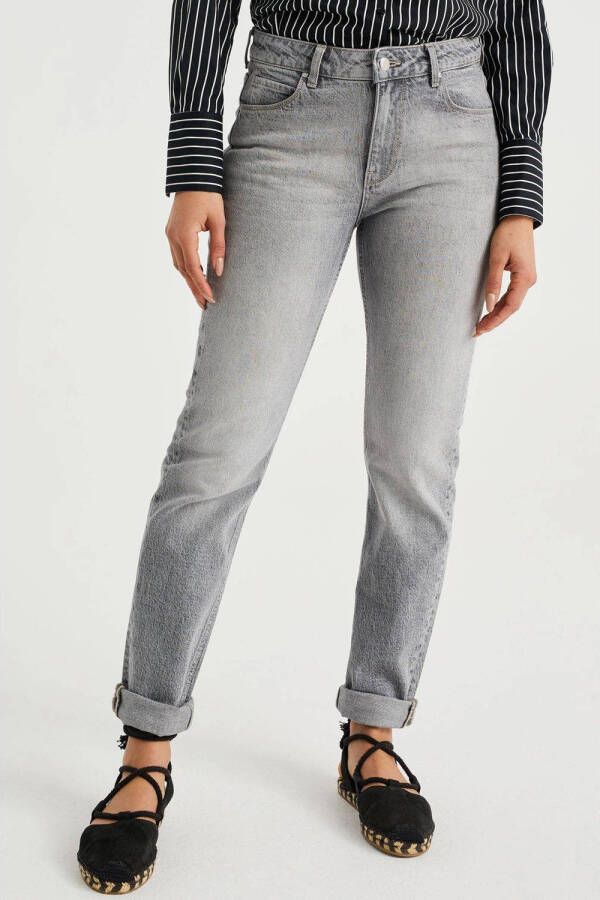 WE Fashion Blue Ridge tapered fit jeans grey denim