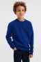 WE Fashion trui blauw Jongens Katoen Ronde hals 110 116 - Thumbnail 1