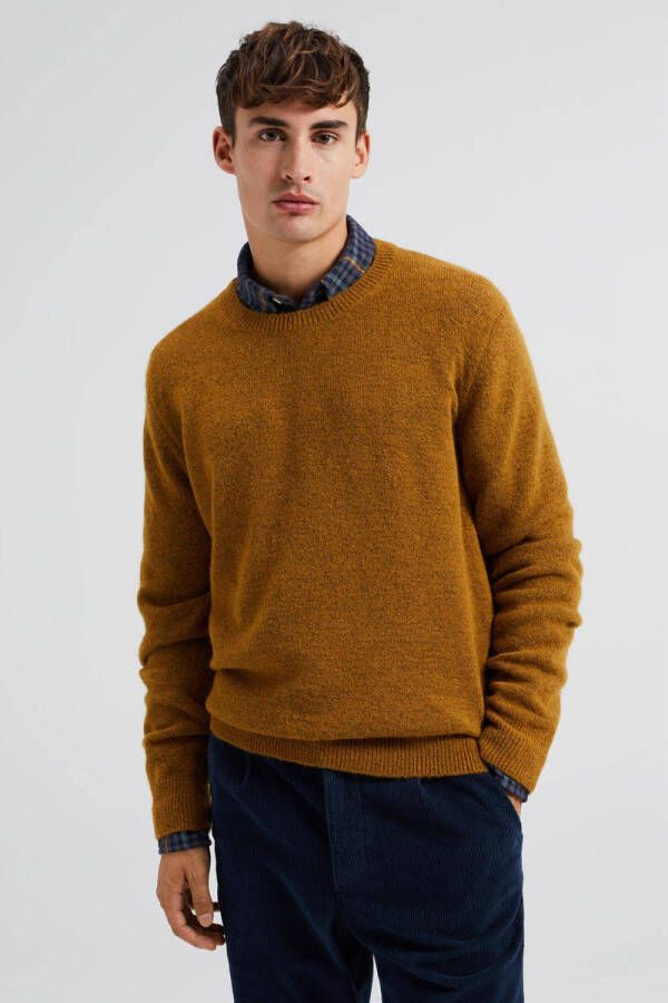 WE Fashion trui met wol camel