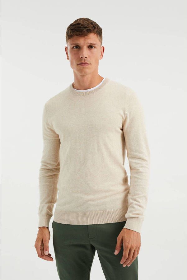 WE Fashion WE Fundamentals trui soft beige