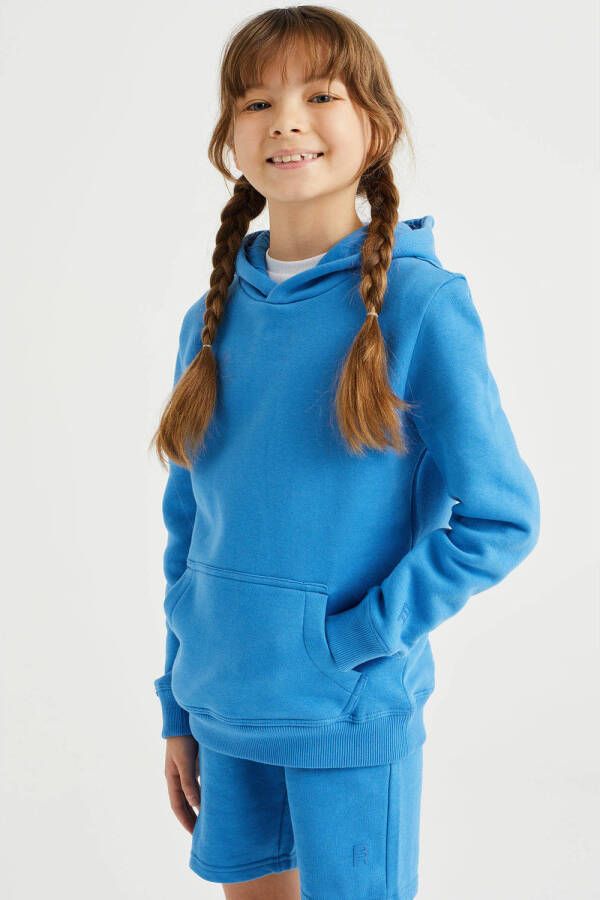 WE Fashion Unisex hoodie blauw Sweater 122 128 | Sweater van