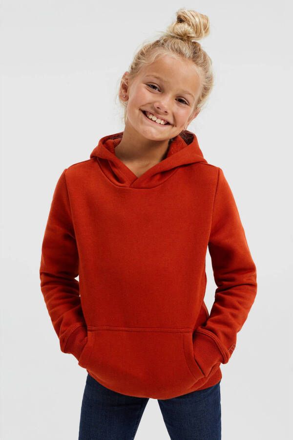 WE Fashion Unisex hoodie rood