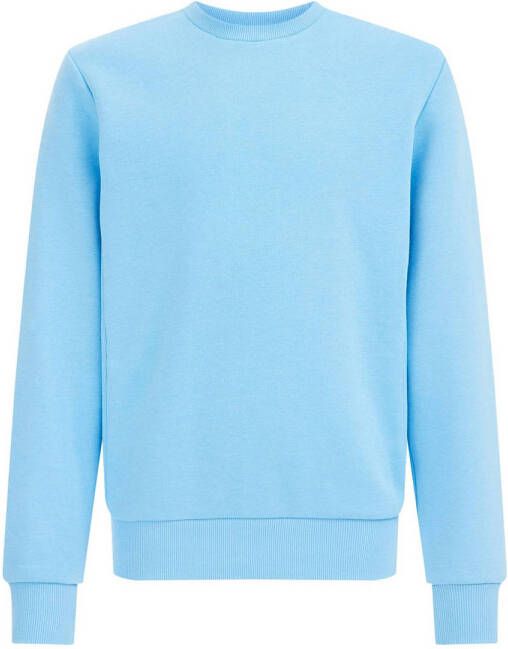 WE Fashion Blue Ridge unisex sweater Alaskan blue Blauw 110 116