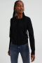 WE Fashion vest met textuur zwart - Thumbnail 1