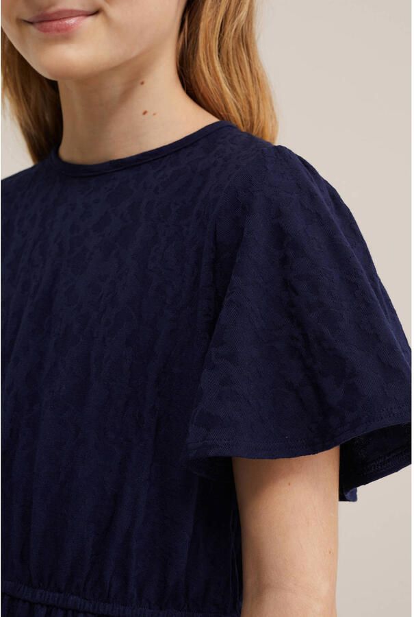 WE Fashion A-lijn jurk donkerblauw - Foto 2