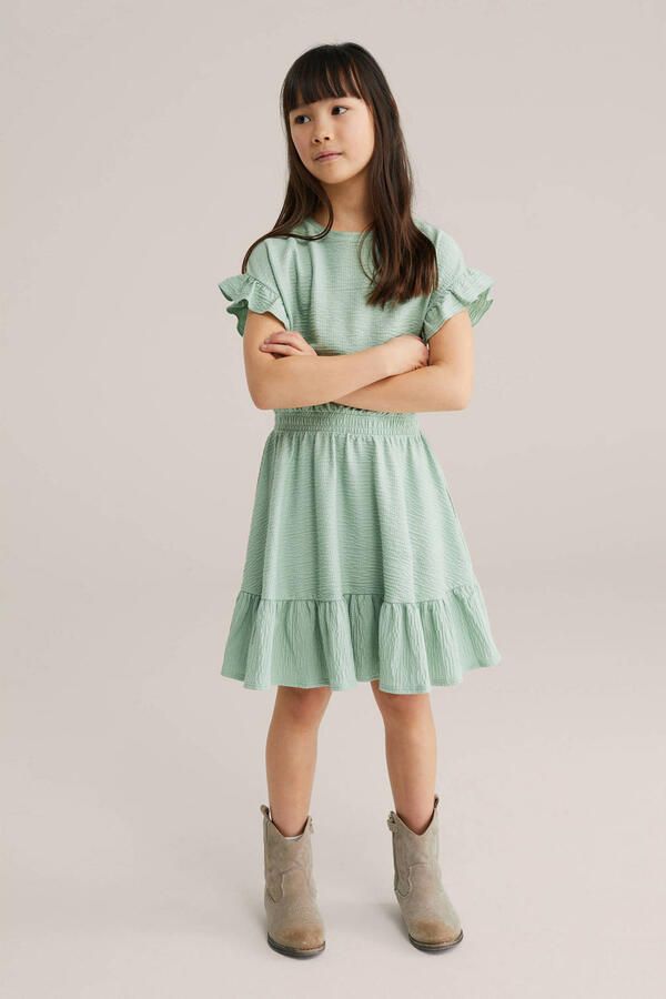 WE Fashion A-lijn jurk groen - Foto 3