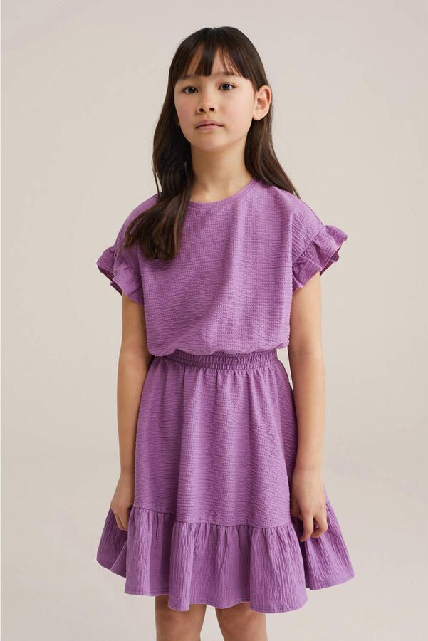 WE Fashion A-lijn jurk paars