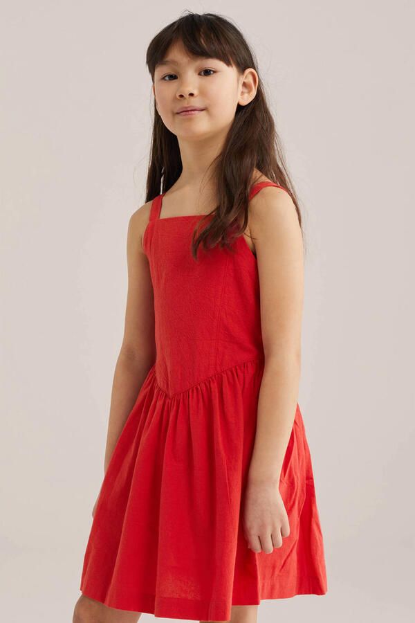 WE Fashion A-lijn jurk rood