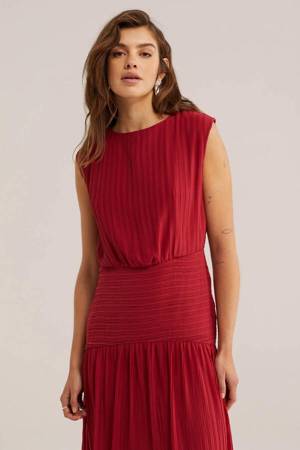 WE Fashion A-lijn jurk rood