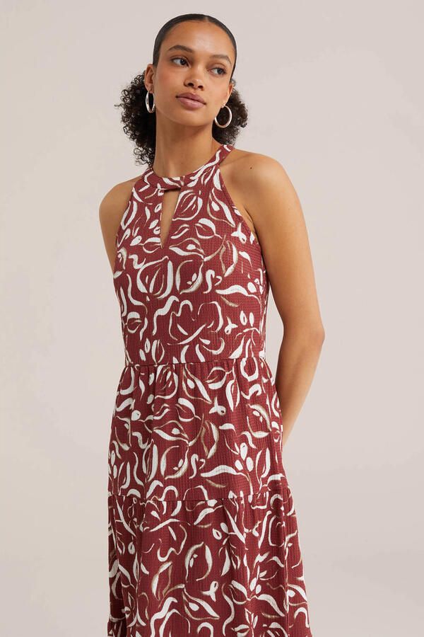 WE Fashion A-lijn jurk rood
