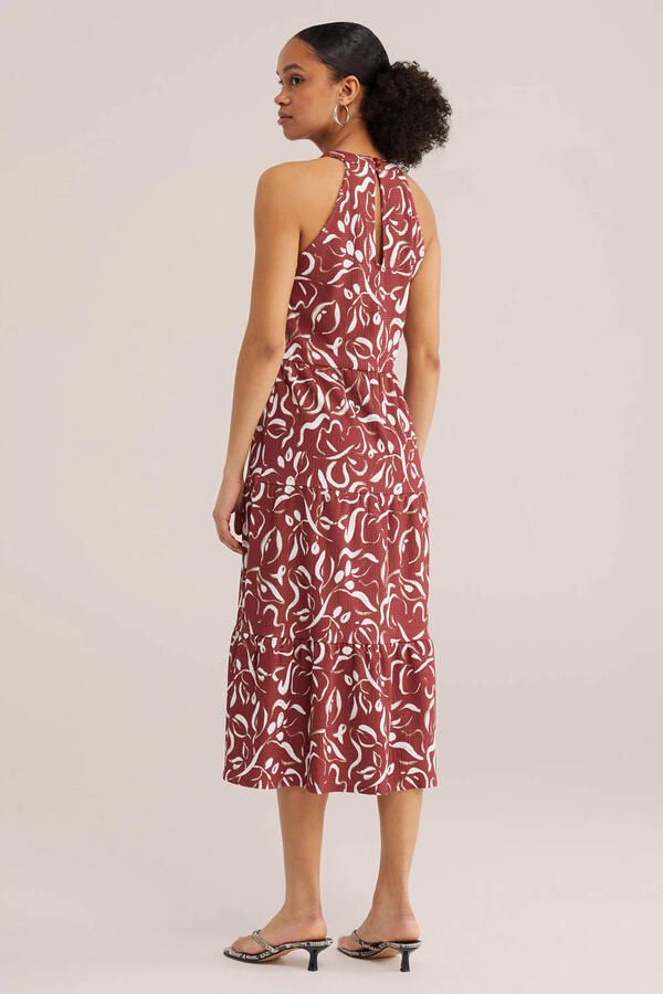 WE Fashion A-lijn jurk rood - Foto 2