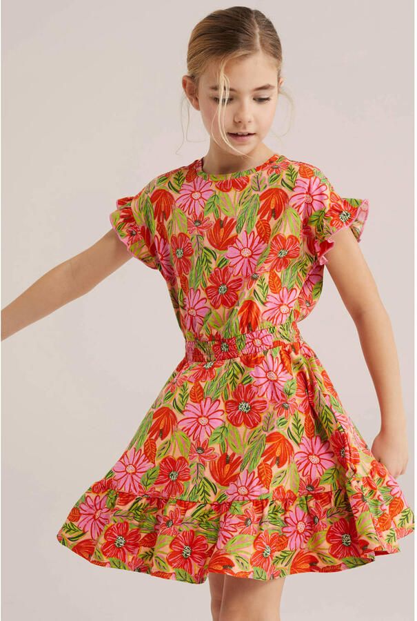 WE Fashion A-lijn jurk roze