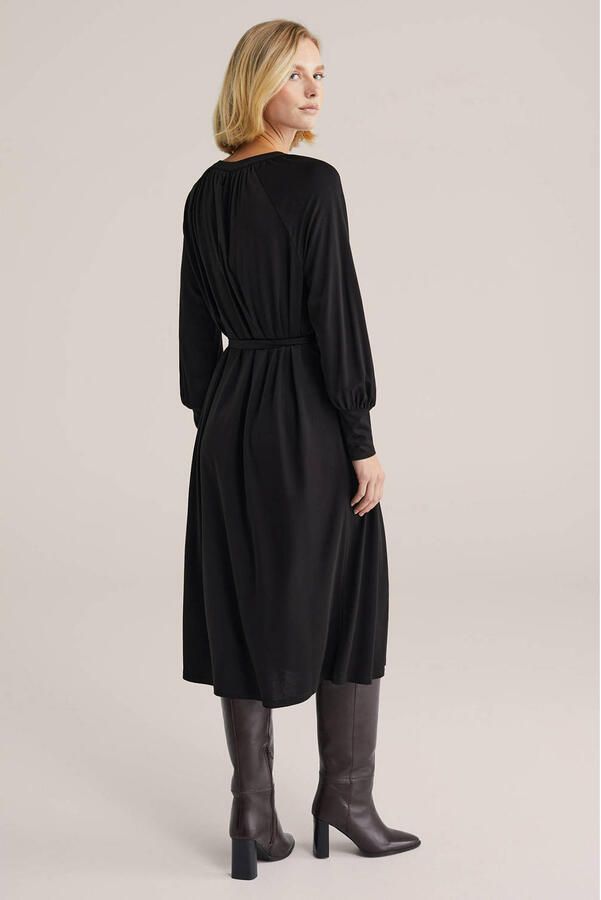 WE Fashion A-lijn jurk zwart - Foto 2