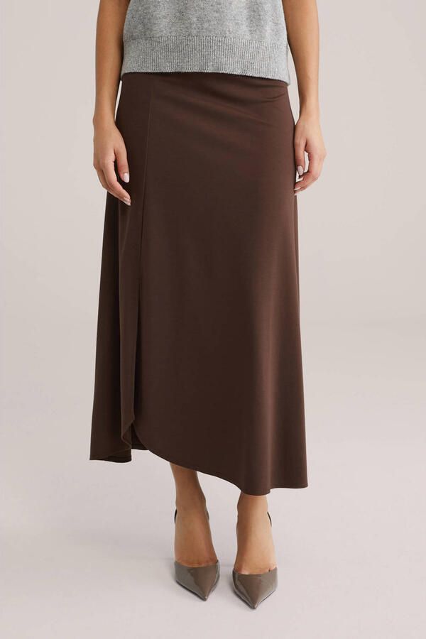 WE Fashion A-lijn rok donkerrood