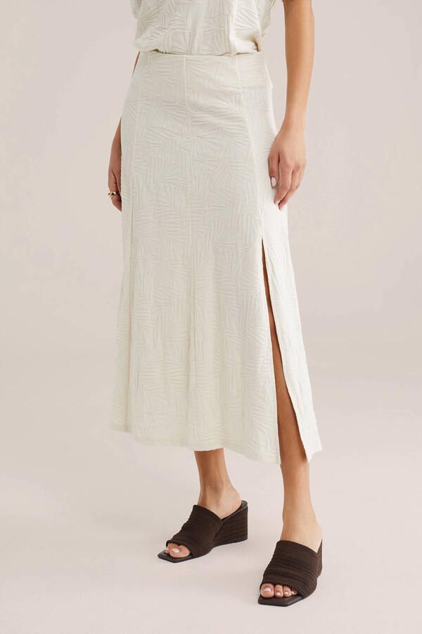 WE Fashion A-lijn rok ecru