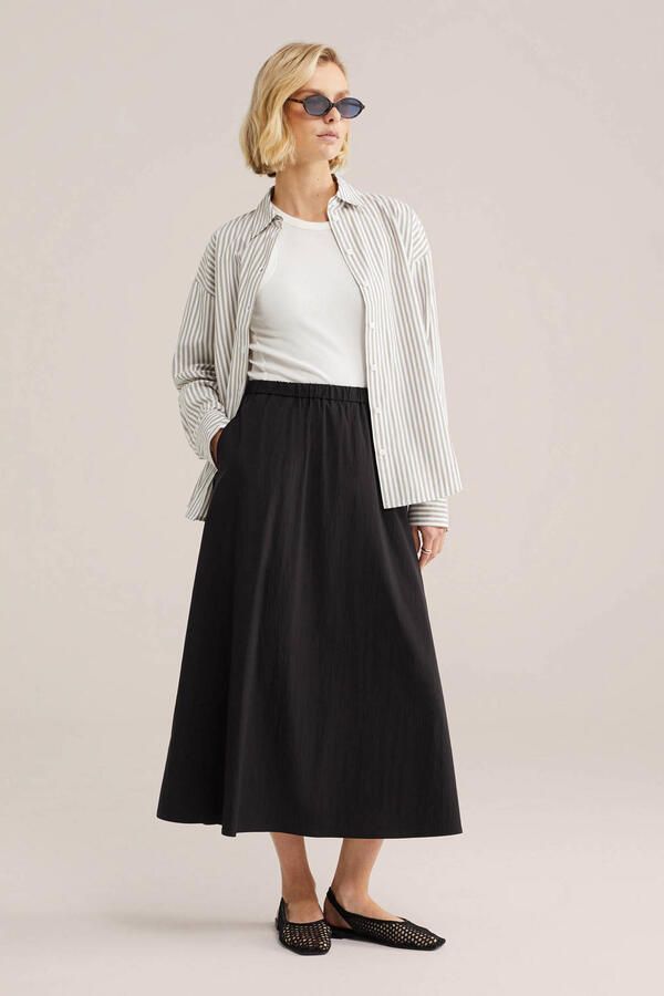 WE Fashion A-lijn rok zwart - Foto 2