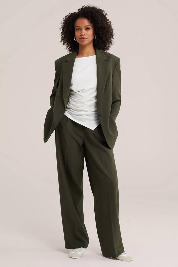 WE Fashion asymmetrische top wit - Foto 2