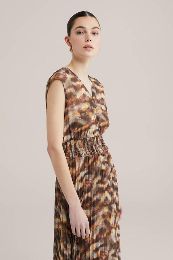 WE Fashion avondjurk bruin - Foto 3