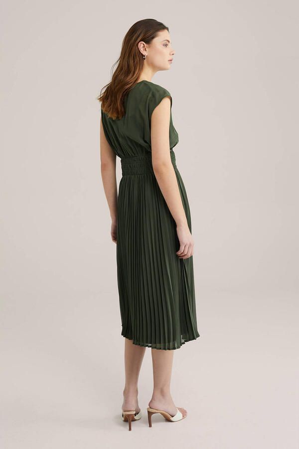 WE Fashion avondjurk groen - Foto 2