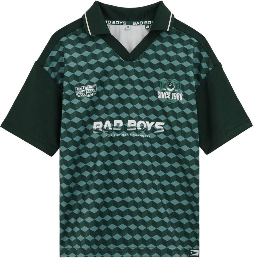 WE Fashion Bad Boys T-shirt donkergroen - Foto 2